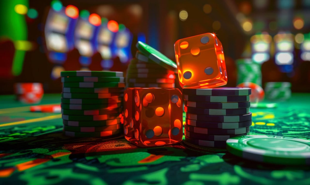 Slot Machine ဆုကြေးများ ကျရောက်နေသောမြင်ကွင်း